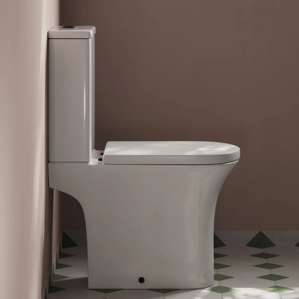 Lydia Rimless Close Coupled Toilet & Soft Close Seat