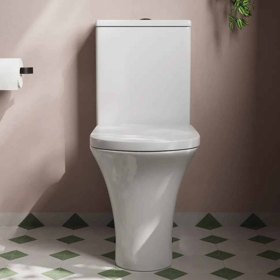 Lydia Rimless Close Coupled Toilet & Soft Close Seat