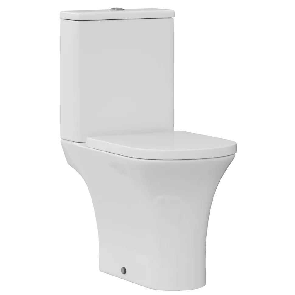 Lydia Rimless Close Coupled Toilet & Soft Close Seat