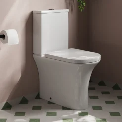 Lydia Rimless Close to Wall Close Coupled Toilet & Soft Close Seat