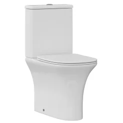 Lydia Rimless Close to Wall Close Coupled Toilet & Soft Close Seat
