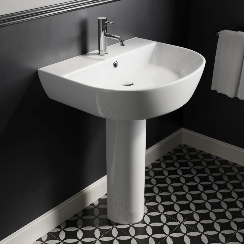 Lydia Rimless Toilet & Basin Bathroom Suite