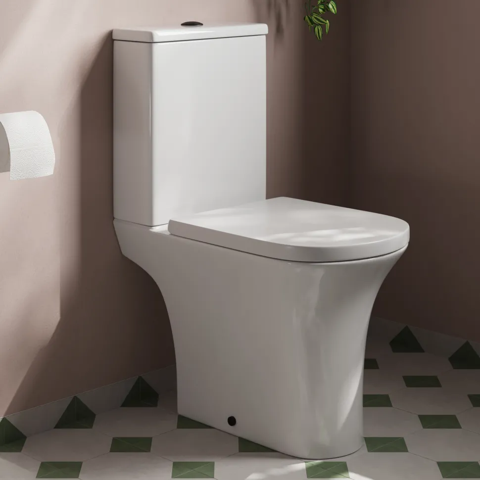 Lydia Rimless Toilet & Basin Bathroom Suite