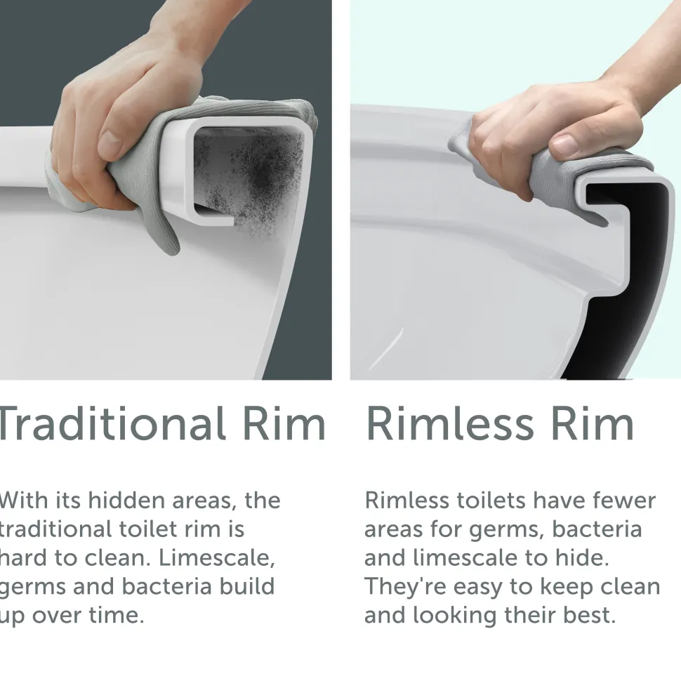 Lydia Rimless Toilet & Basin Bathroom Suite