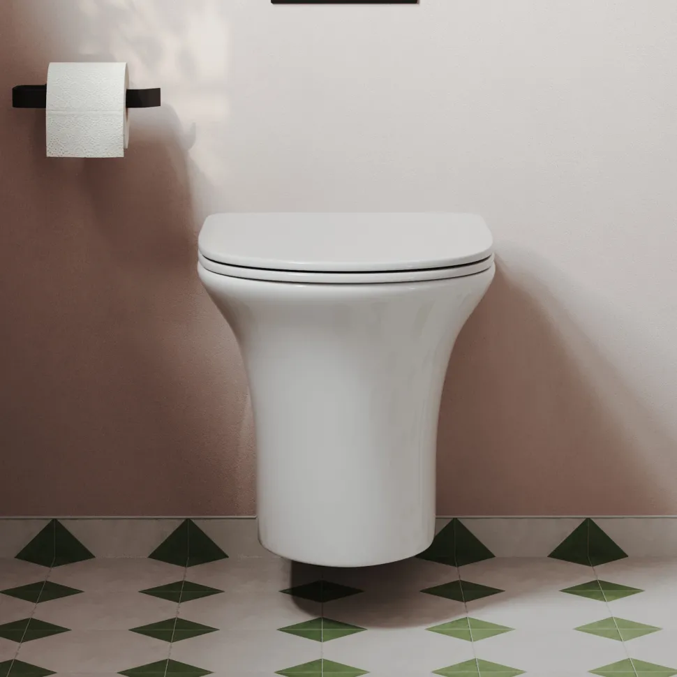 Lydia Rimless Wall Hung Toilet & Soft Close Seat