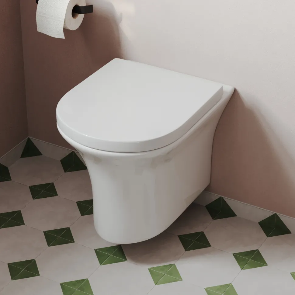 Lydia Rimless Wall Hung Toilet & Soft Close Seat