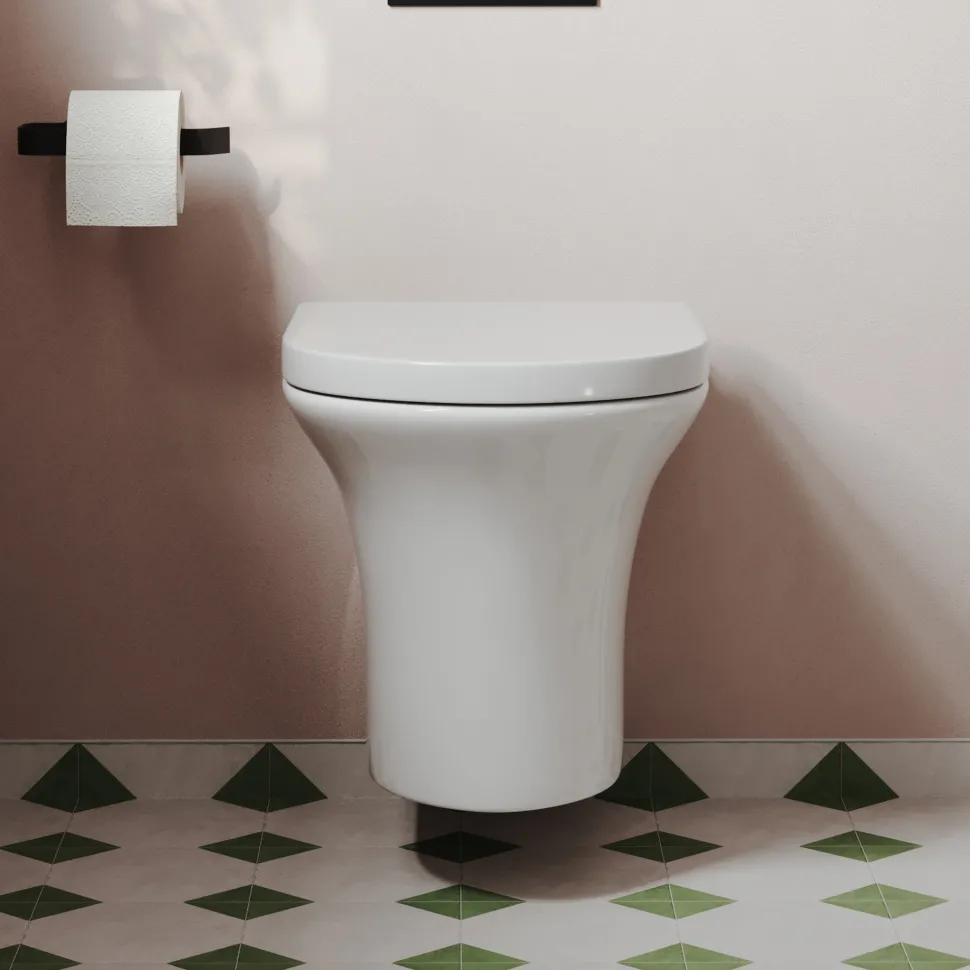 Lydia Rimless Wall Hung Toilet & Soft Close Seat