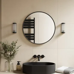 Marcos Round Framed Mirror - 600mm