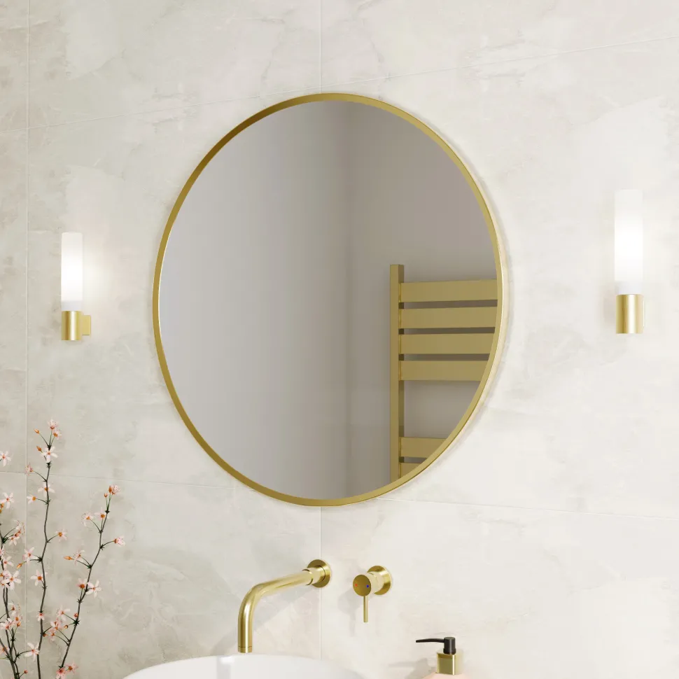 Marcos Round Framed Mirror - 600mm