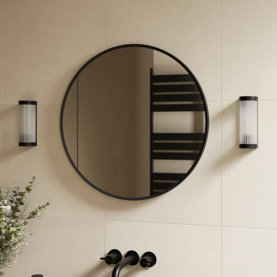 Marcos Round Framed Mirror - 600mm