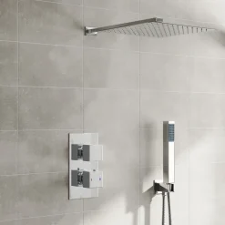 Margot Concealed Shower Valve, Fixed Shower Head & Handset