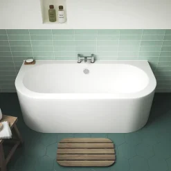 Marina Back to Wall Bath & Panel - 1700 x 750mm