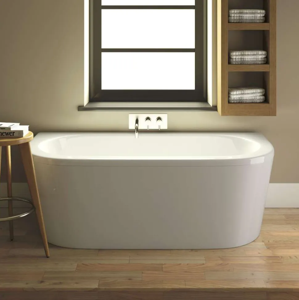 Marina Back to Wall Bath & Panel - 1700 x 750mm