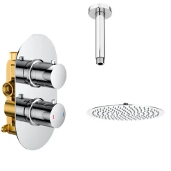 Melanie Concealed Shower Valve & Fixed Shower Head