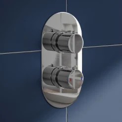 Natasha Concealed Thermostatic Shower Valve & ABS Fixed Shower Head