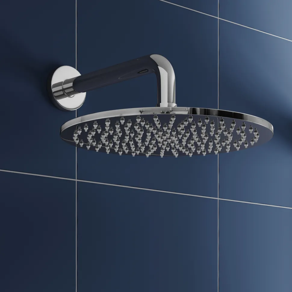 Natasha Concealed Thermostatic Shower Valve & ABS Fixed Shower Head