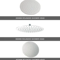 Nina Concealed Shower Valve, Fixed Shower Head & Handset