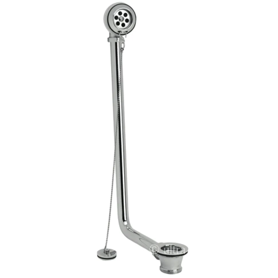 nuie Exposed Plug & Chain Bath Waste with Overflow & Retainer
