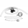 nuie Extended Plug & Chain Bath Waste with Overflow & Retainer