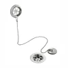 nuie Plug & Chain Bath Waste with Overflow & Retainer