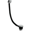 nuie Push Button Bath Waste with Dome Overflow Cover