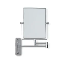 Origins Living Addison Reversible Rectangular Magnifying Chrome Mirror - 150 x 200mm