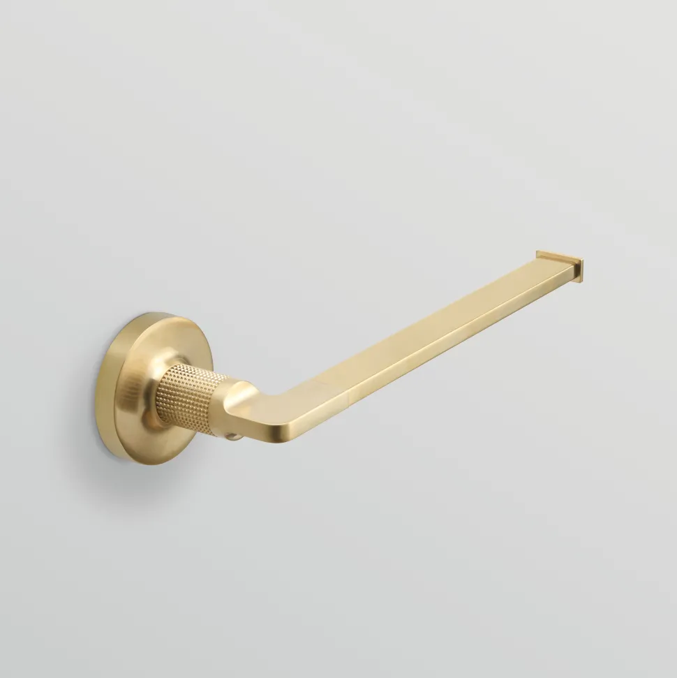 Origins Living Baxter Brushed Brass Open Towel Rail