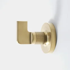 Origins Living Baxter Brushed Brass Robe Hook