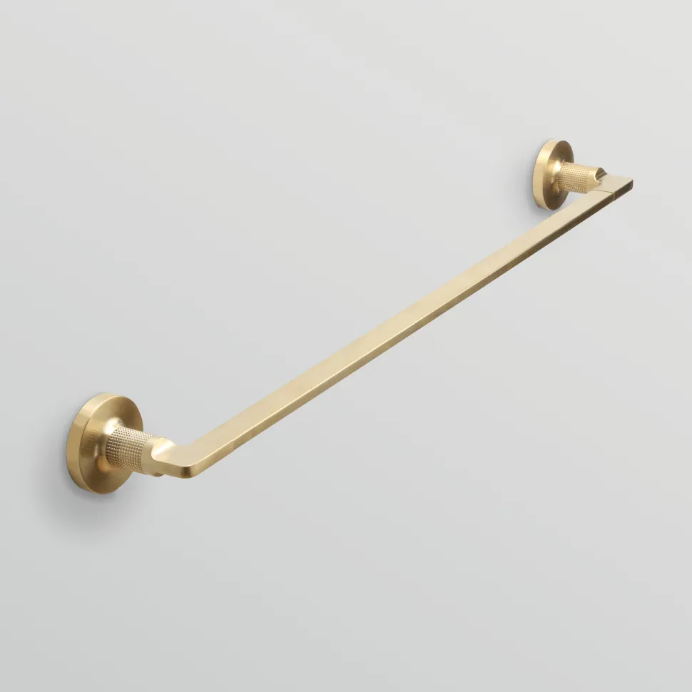 Origins Living Baxter Brushed Brass Towel Rail