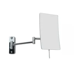 Origins Living Blake Rectangular Magnifying Chrome Mirror - 130 x 210mm