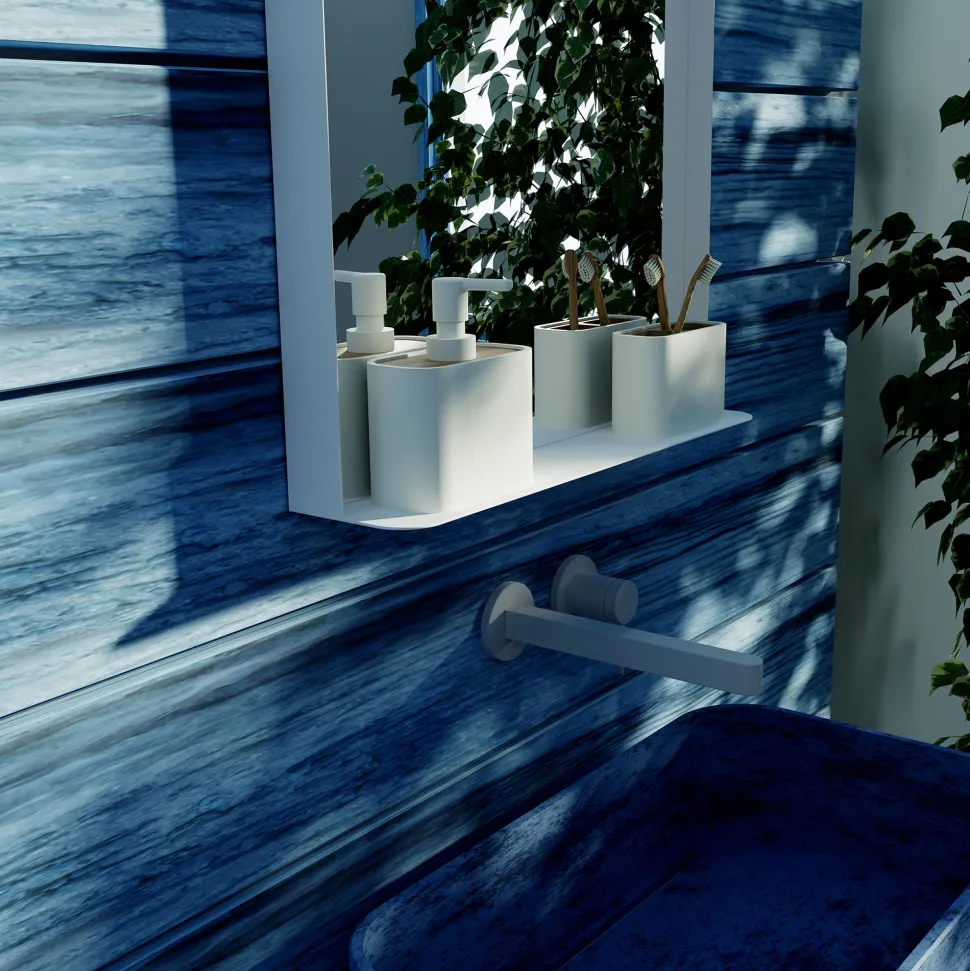 Origins Living City Mirror with Shelf 750 x 500mm