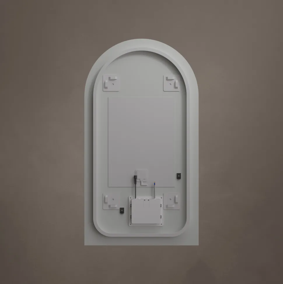 Origins Living Claris Arched LED Illuminated Mirror with Demister Pad & Colour Change Lights