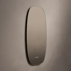 Origins Living Claris Barrel LED Illuminated Mirror with Demister Pad & Colour Change Lights - 500 x 900mm