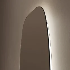 Origins Living Claris Barrel LED Illuminated Mirror with Demister Pad & Colour Change Lights - 500 x 900mm
