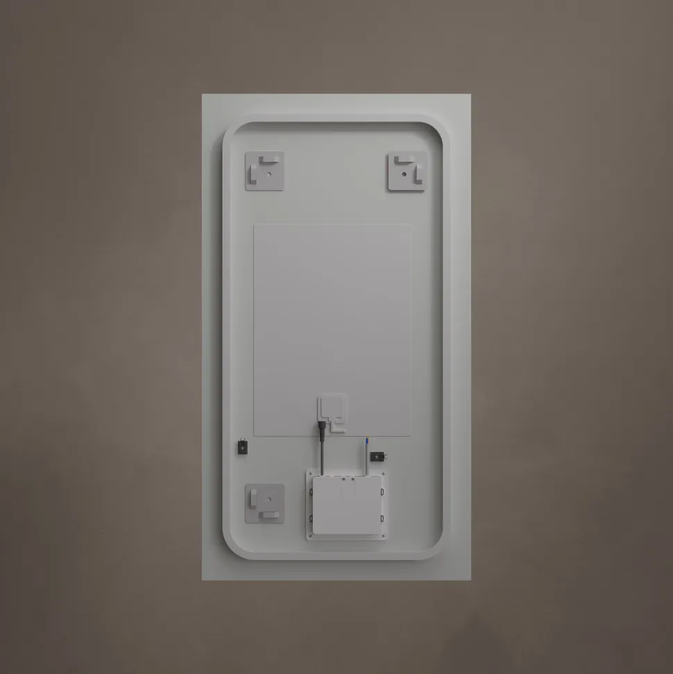 Origins Living Claris Rectangular LED Illuminated Mirror with Demister Pad & Colour Change Lights