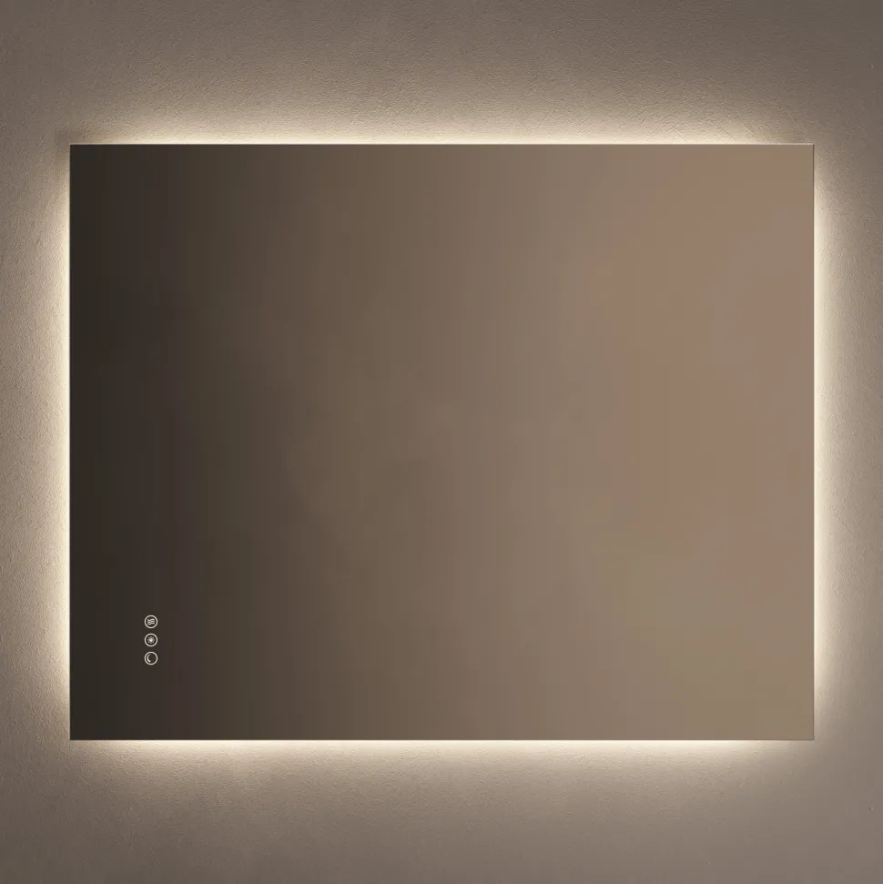 Origins Living Claris Rectangular LED Illuminated Mirror with Demister Pad & Colour Change Lights