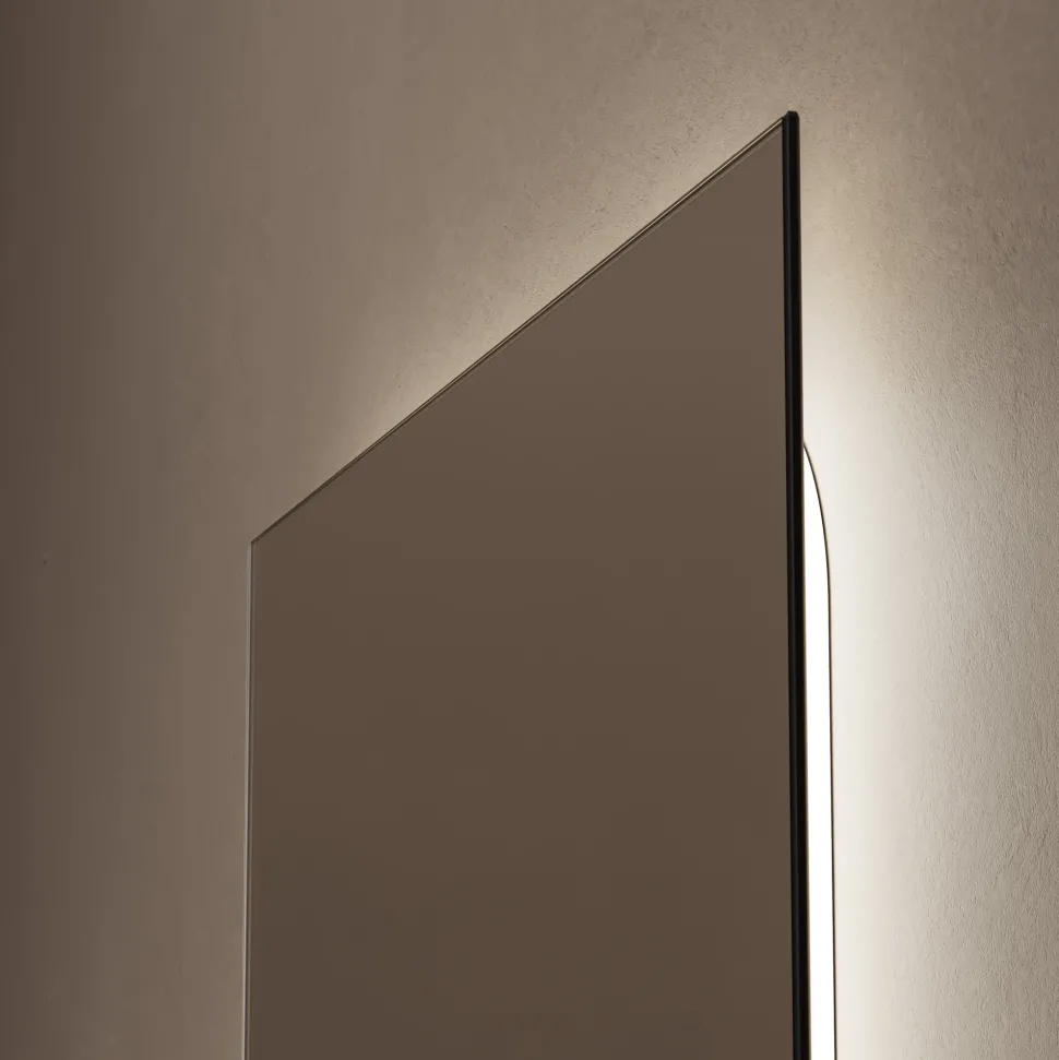 Origins Living Claris Rectangular LED Illuminated Mirror with Demister Pad & Colour Change Lights