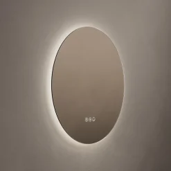 Origins Living Claris Round LED Illuminated Mirror with Demister Pad & Colour Change Lights