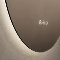 Origins Living Claris Round LED Illuminated Mirror with Demister Pad & Colour Change Lights