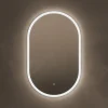 Origins Living Cleo Capsule LED Illuminated Mirror with Demister Pad - 500 x 800mm