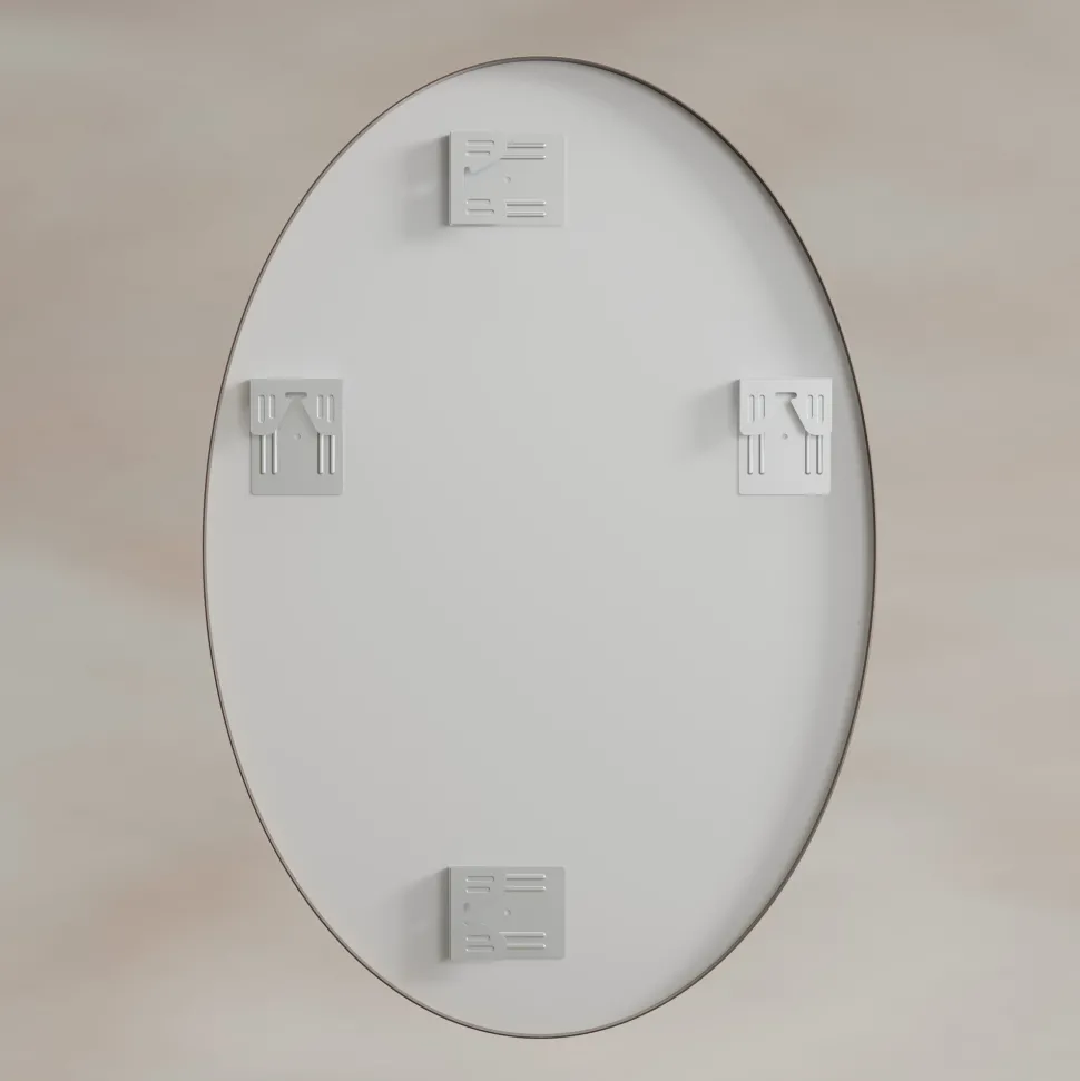 Origins Living Delphine Oval Mirror - 550 x 800mm