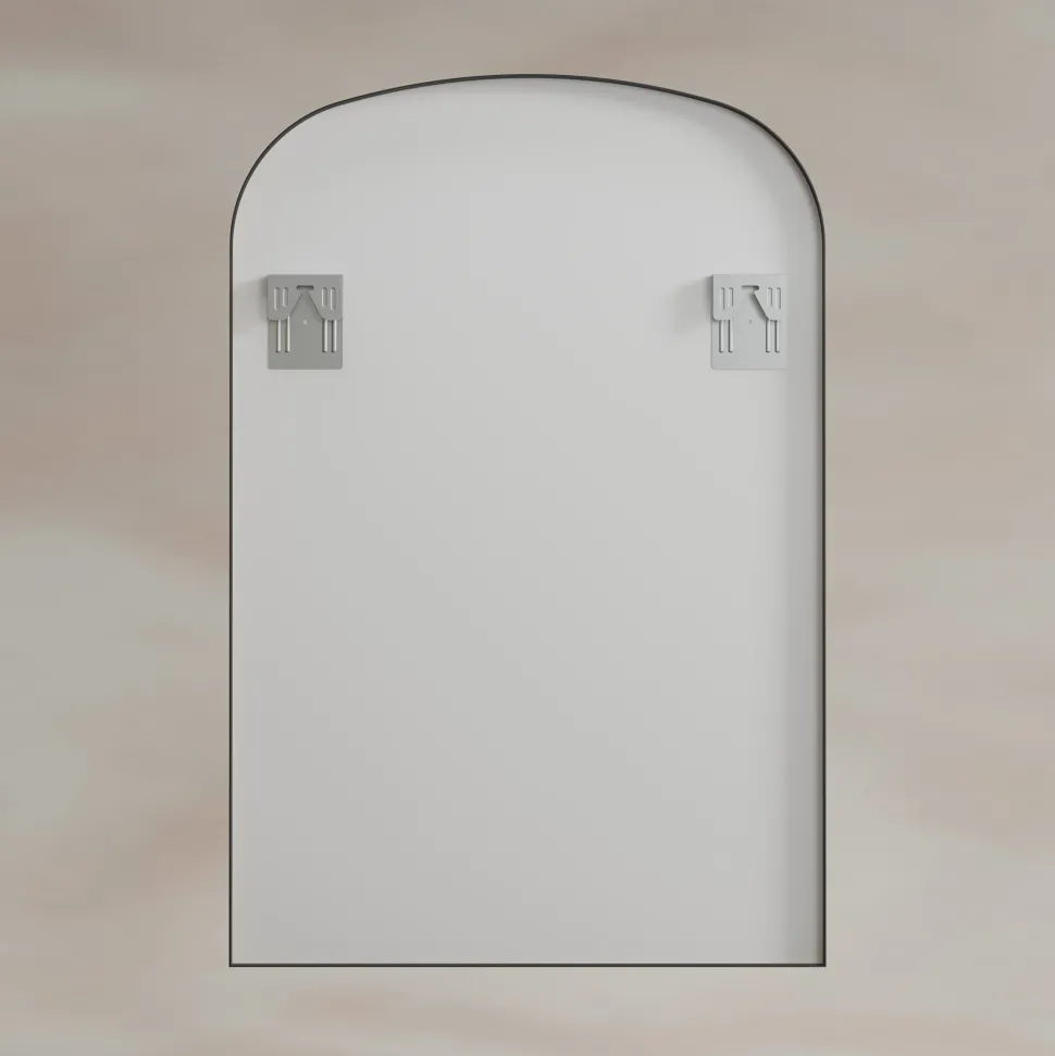 Origins Living Delphine Overmantle Arched Mirror - 600 x 900mm