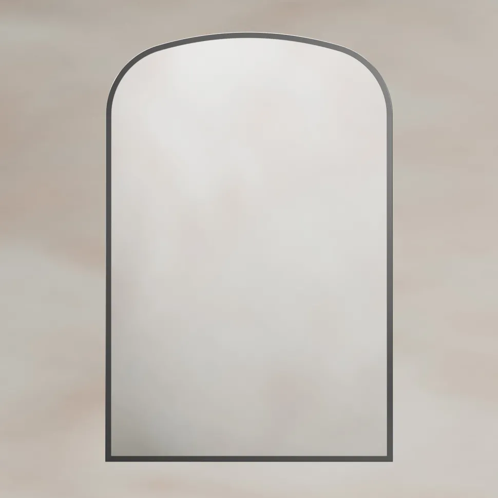 Origins Living Delphine Overmantle Arched Mirror - 600 x 900mm