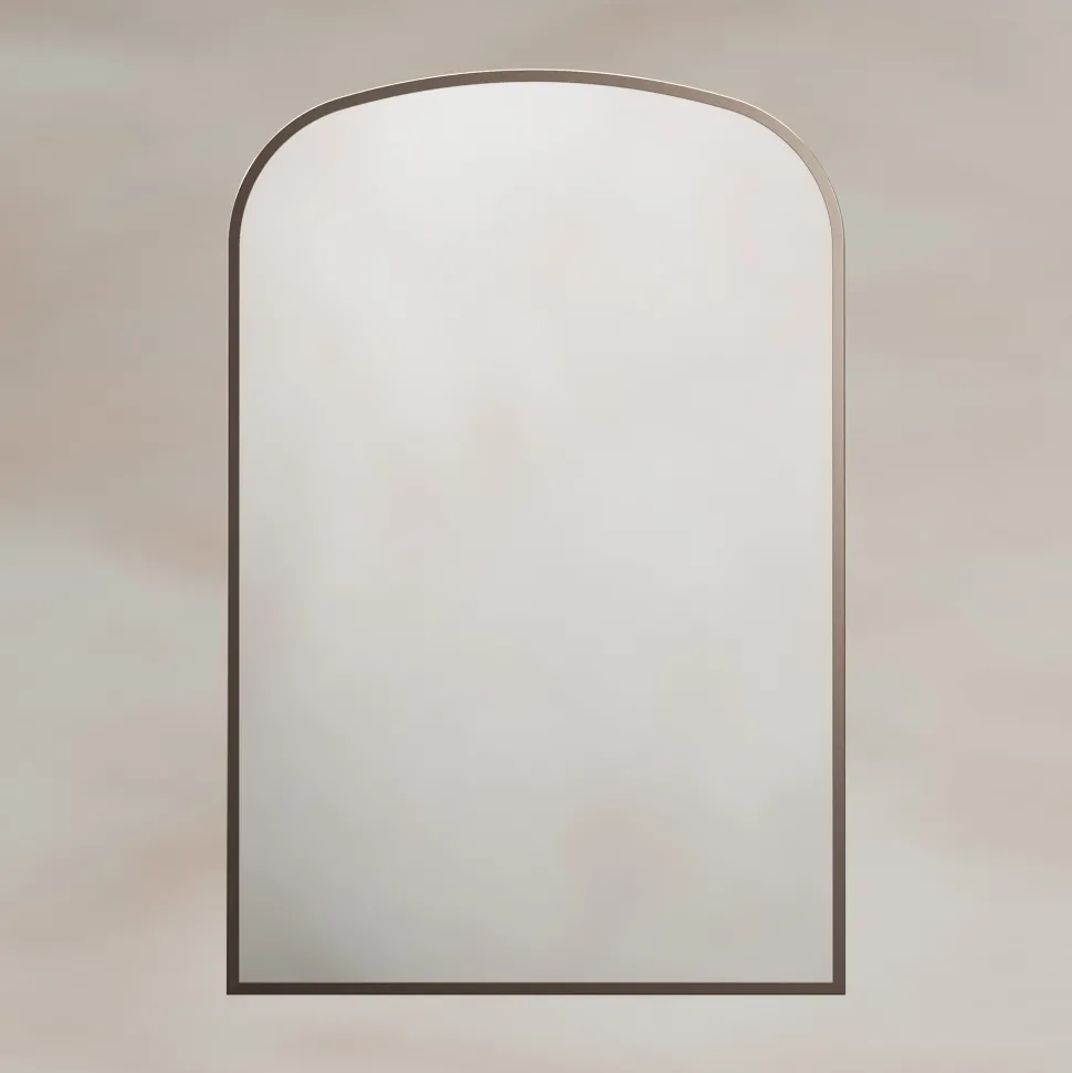 Origins Living Delphine Overmantle Arched Mirror - 600 x 900mm