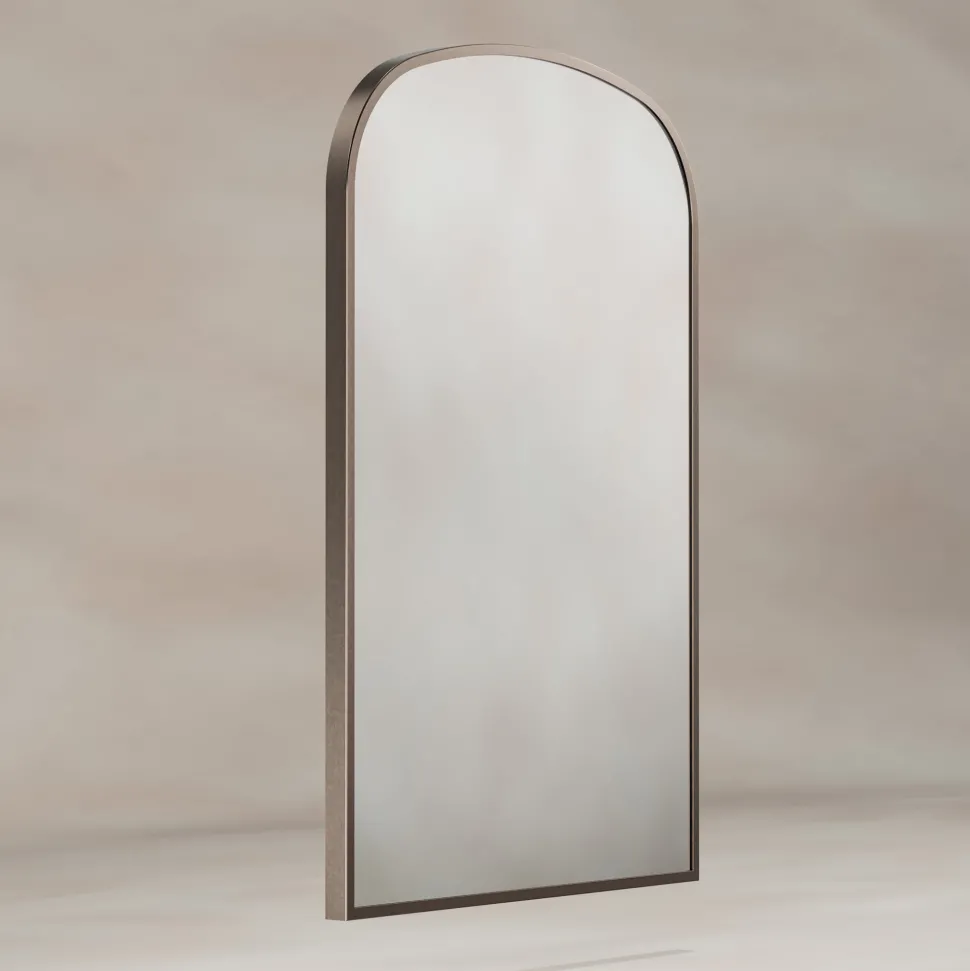 Origins Living Delphine Overmantle Arched Mirror - 600 x 900mm