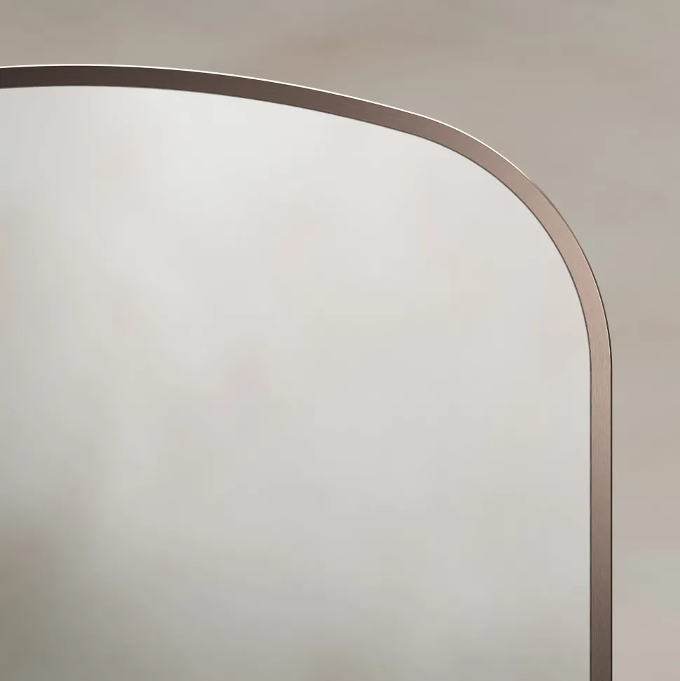 Origins Living Delphine Overmantle Arched Mirror - 600 x 900mm