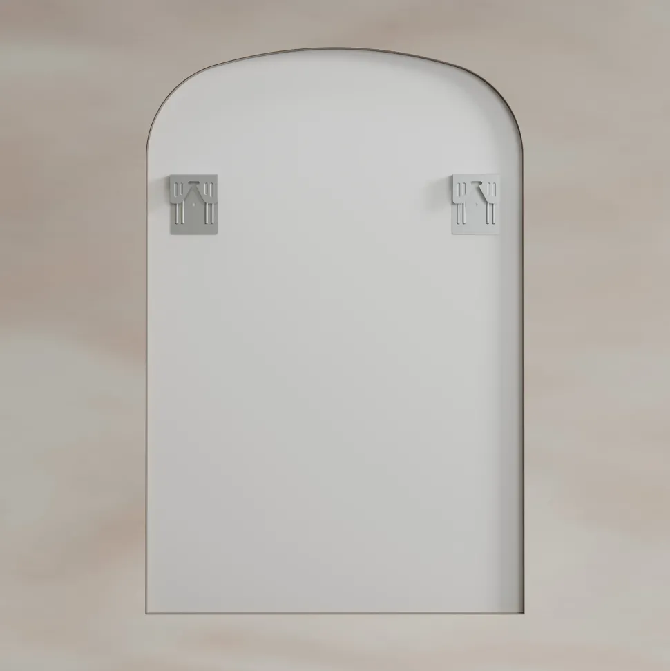 Origins Living Delphine Overmantle Arched Mirror - 600 x 900mm