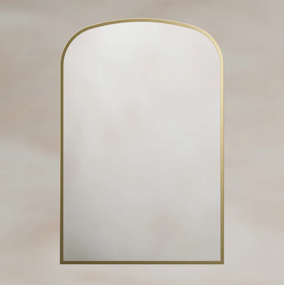 Origins Living Delphine Overmantle Arched Mirror - 600 x 900mm