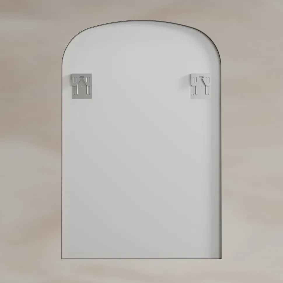 Origins Living Delphine Overmantle Arched Mirror - 600 x 900mm