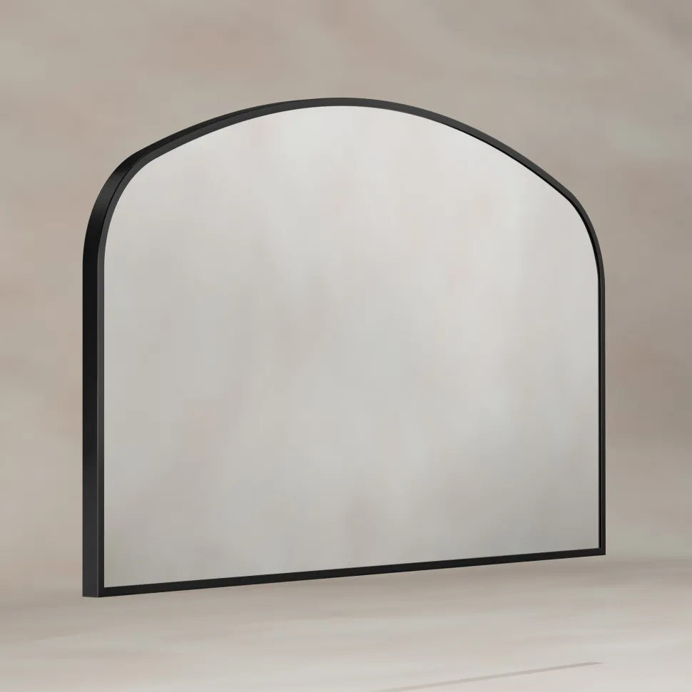 Origins Living Delphine Overmantle Arched Mirror - 1200 x 700mm